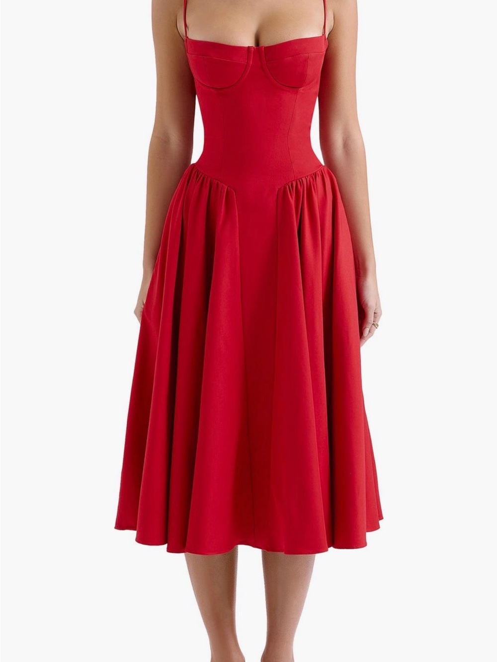House of CB Samaria Fit and Flare Midi Dress